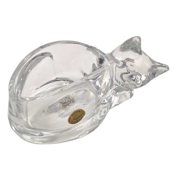 80s 프랑스 다르크 크리스탈 고양이 홀더