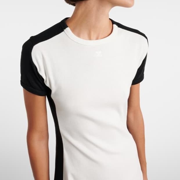 Courreges 하프 티셔츠