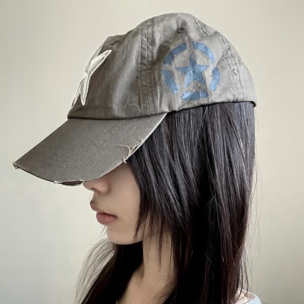 밀리터리 빅스타 빈티지 캡 모자