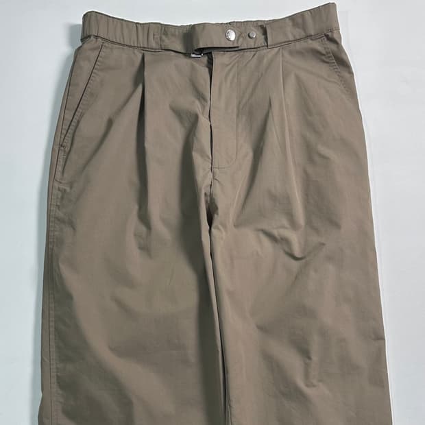 세터 코튼/폴리 벨티드 슬랙스 팬츠 