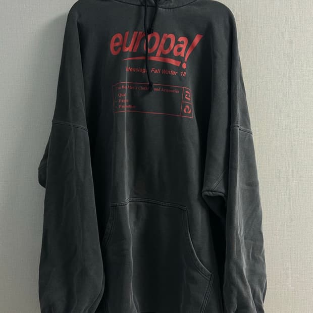 발렌시아가 18 유로파 후드