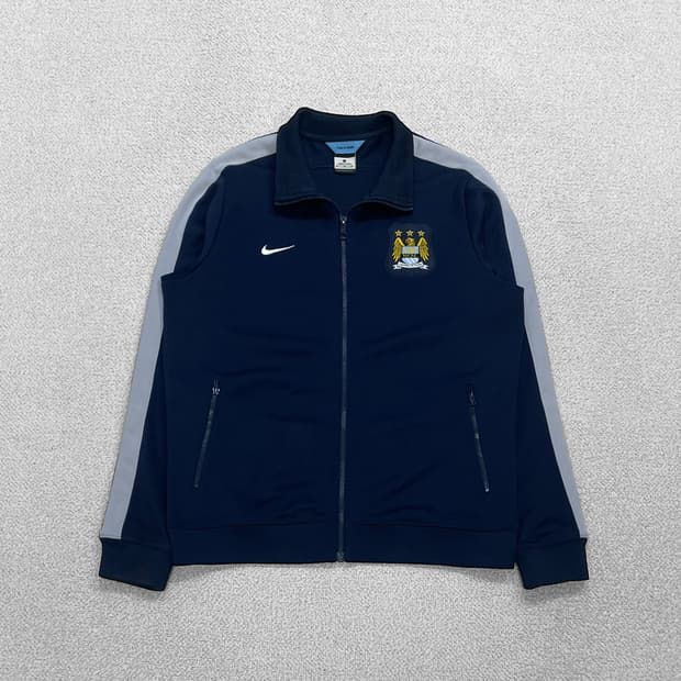 나이키 13-14 맨체스터시티 맨시티 트랙탑 져지 네이비