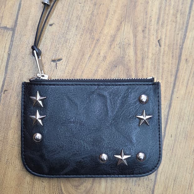 일리고 웨스턴 카드지갑 ㅡ블랙 