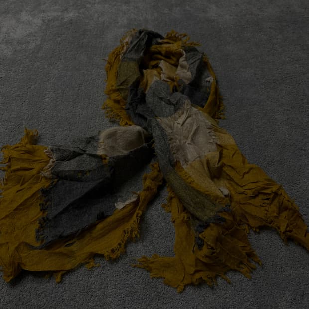 Vintage grunge punk flannel muffler