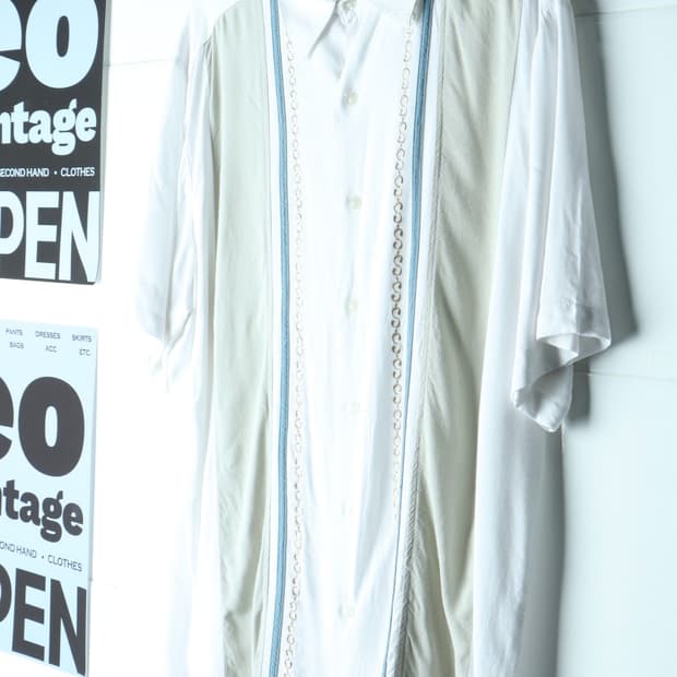 (XL-3XL) 브랜드빈티지 반팔셔츠 남방 00S 년대-H35053