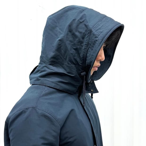 Armani Exchange brimmed hoodie fishtail