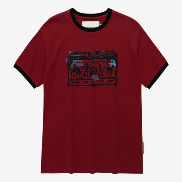 COWBOY PICTOGRAM RINGER TEE_[RED]