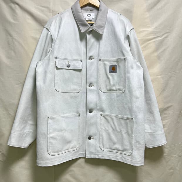 준야와타나베 칼하트 25SS 코티드 데님 카코트