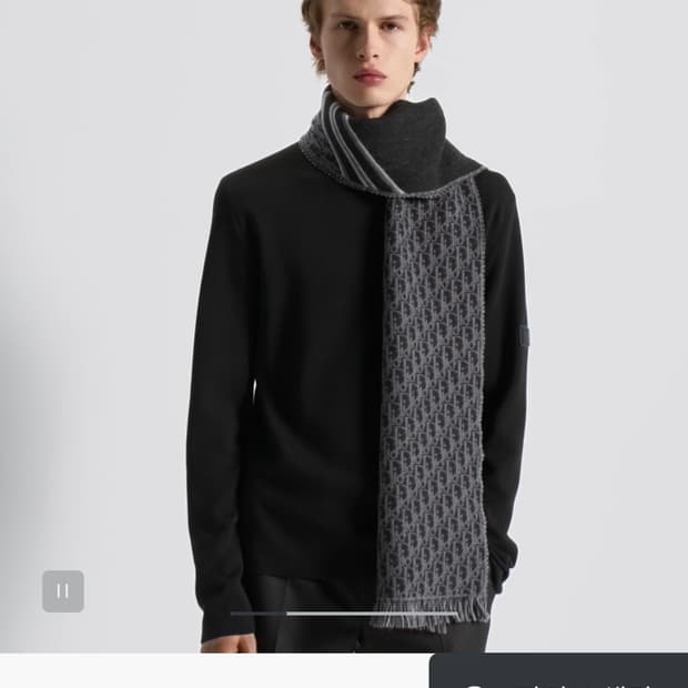 디올 오블리크 머플러 스카프 목도리 18E0005A0479 C9 88 D