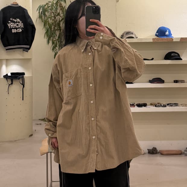 칼하트 코듀로이 원포켓 워크 자켓 U588