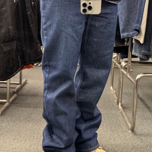 34)리바이스 빈티지 오렌지탭 645 데님팬츠