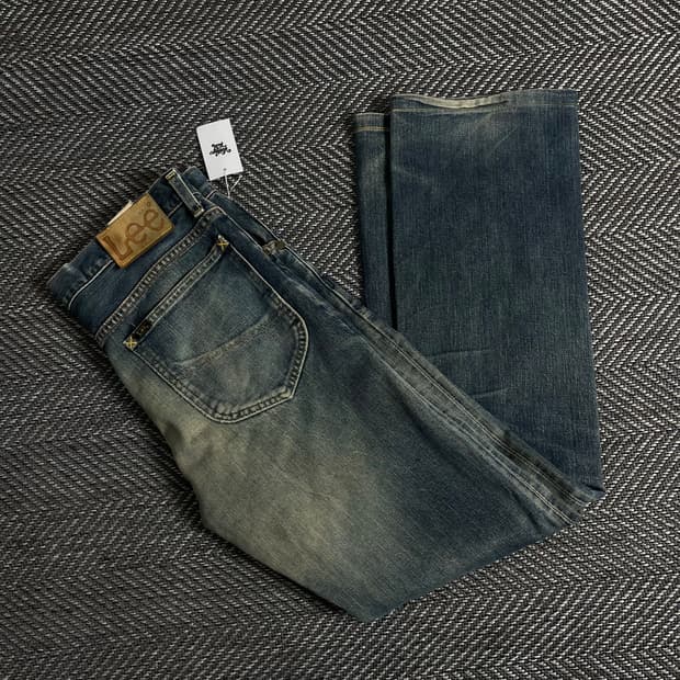 Lee 일판 og 데저트 워싱 루즈 데님 팬츠y 2882