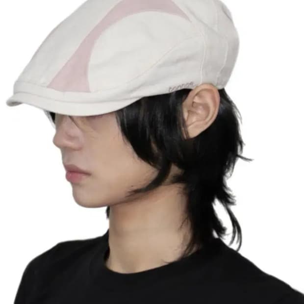 본네 헌팅캡 아이보리
