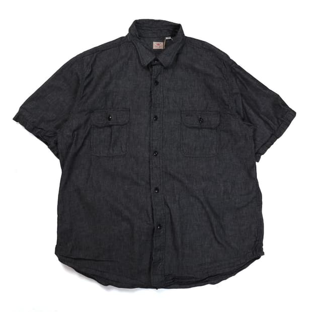 슈가케인 Sugar Cane Chambray Work Half Shirt
