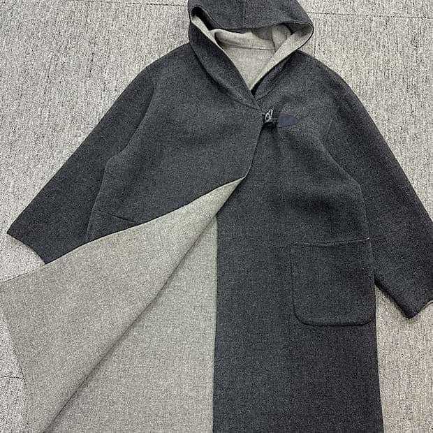 빈티지 양면 코트 