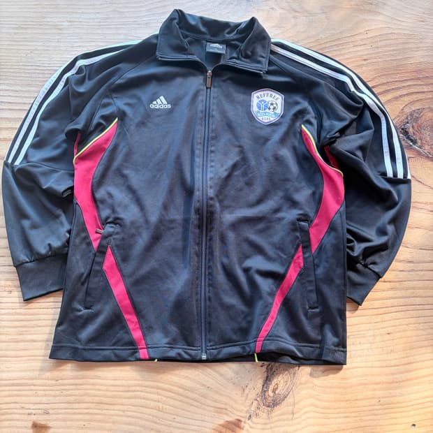 아디다스 축구 심판 트랙탑/져지