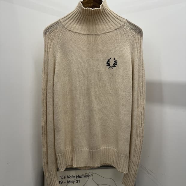 FRED PERRY 코튼 니트 (M)