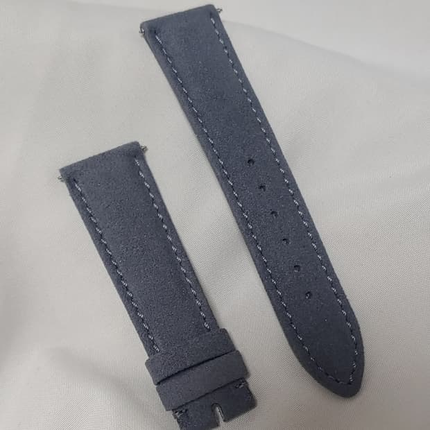 SINN(진) 알칸타라 가죽 시계스트랩 그레이