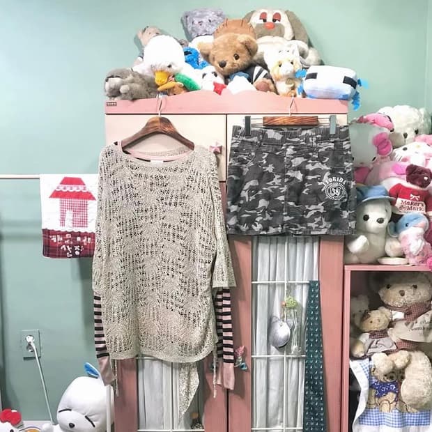 카모메산장 빈티지 가출코디세트