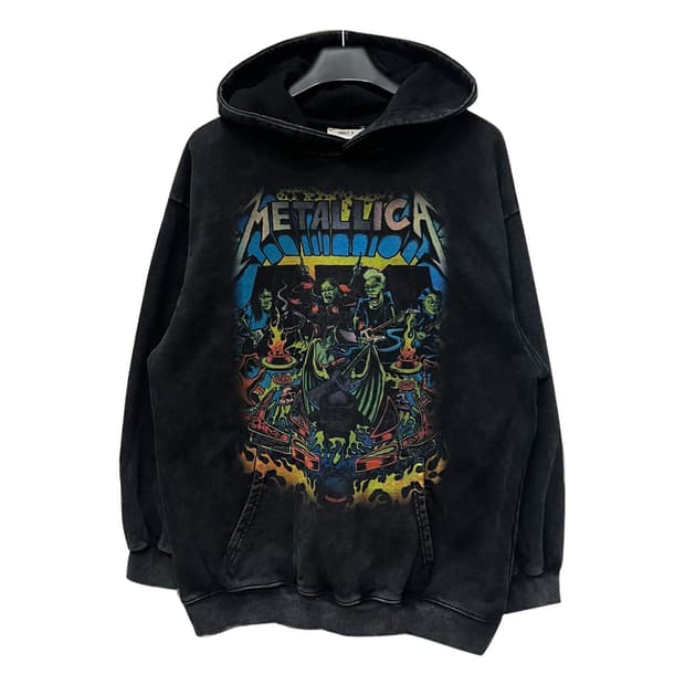 VTG 빈티지 메탈리카 피그먼트 후드티 FREE