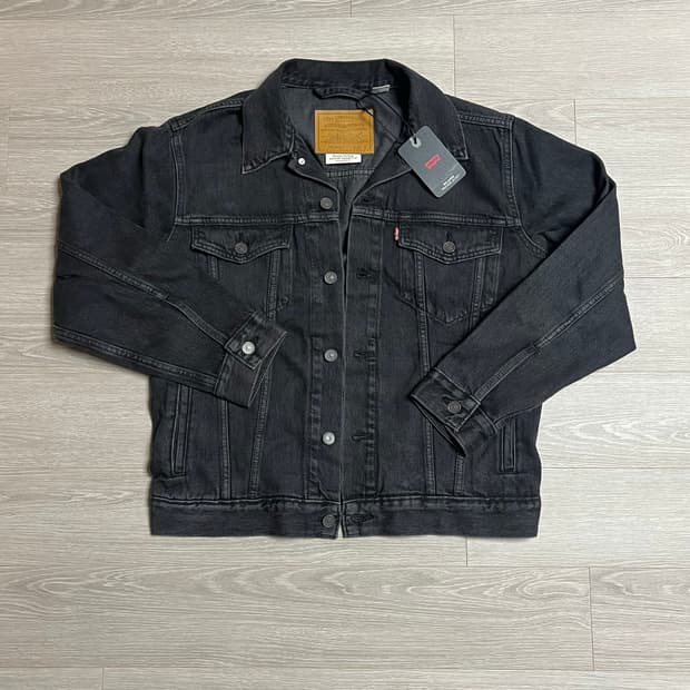 (새상품) 리바이스 3세대 블랙 트러커 프리미엄 라인 데님 자켓