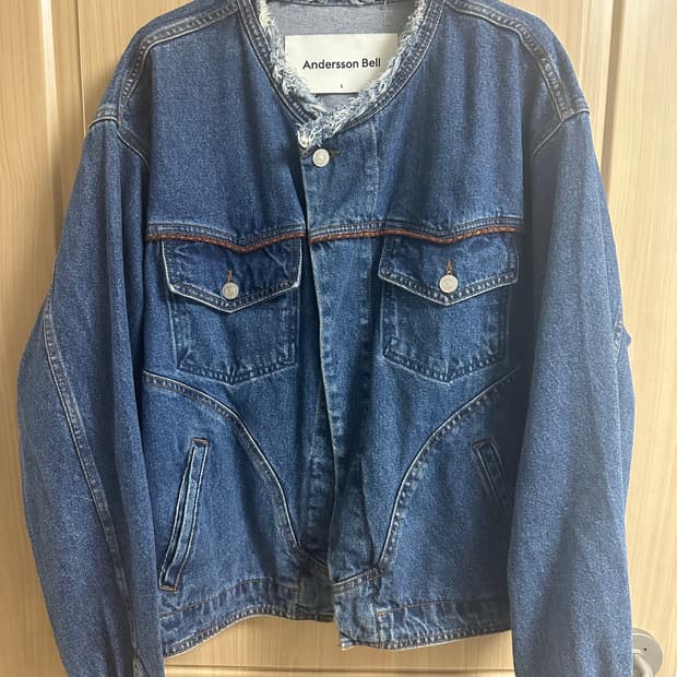급처 ADSB 앤더슨벨 레셔 웨스턴 데님 자켓