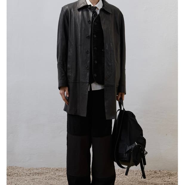 (구매)유스 레더 카코트 L 구매합니다