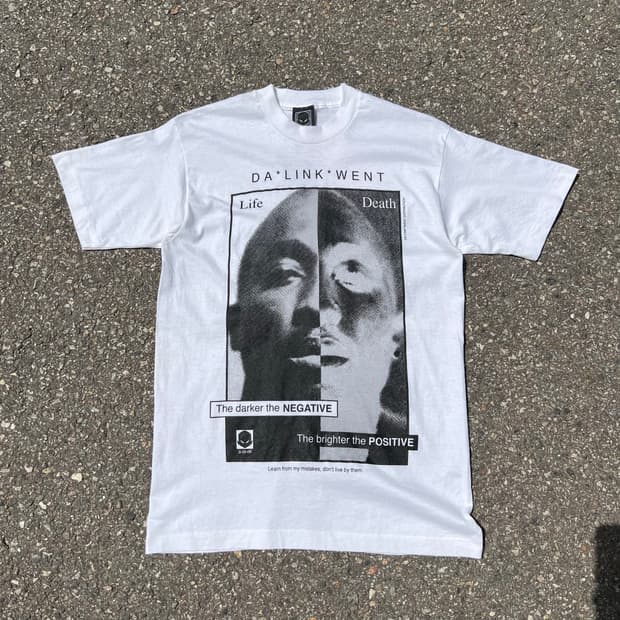 90‘s Da Link Went 2PAC 티셔츠