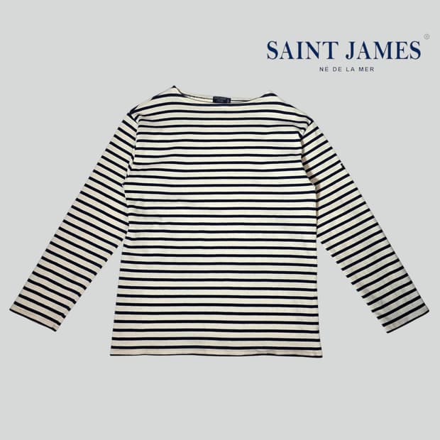 [L]세인트제임스 스트라이프 티셔츠