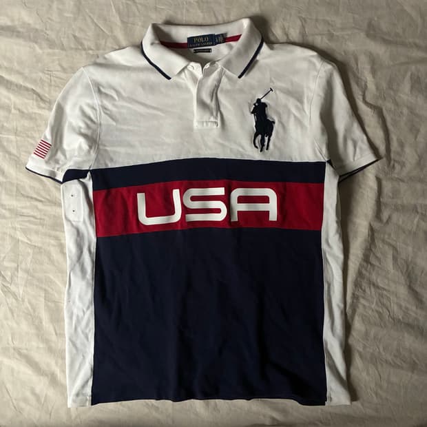 폴로 빅포니 성조기 USA