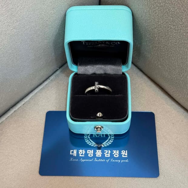 티파니앤코 T1 다이아 링 반지 