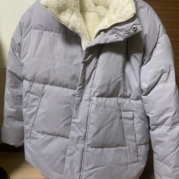 리버시블 양털패딩
