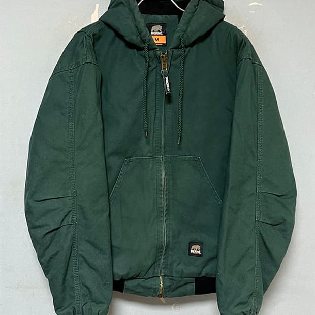 BERNE 베른 남자 워크자켓 후드 겨울 누빔 캐주얼 M 95