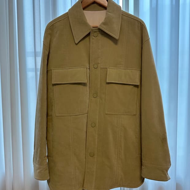 솔리드 옴므 패디드 셔츠 자켓 / 46 (105)