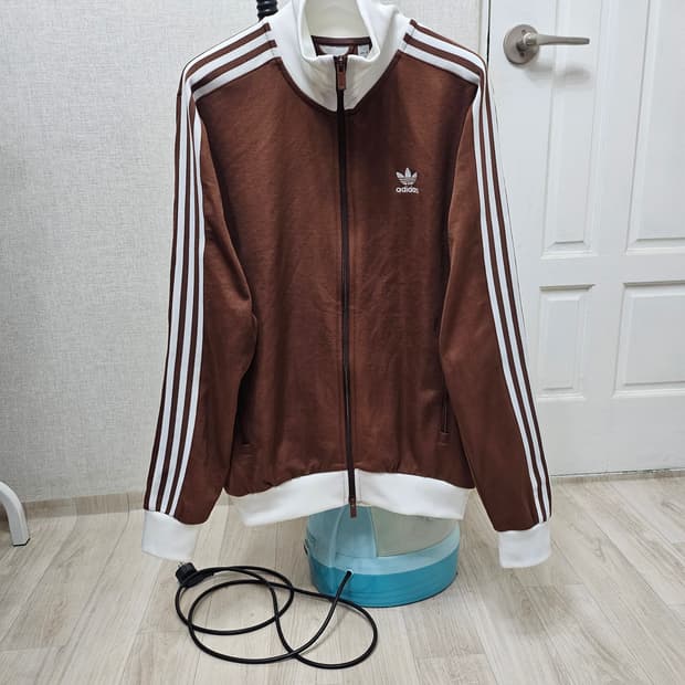 (95~100)M☆초대장급아디다스베켄바우어2중지퍼[화이트브라운]트랙탑져지