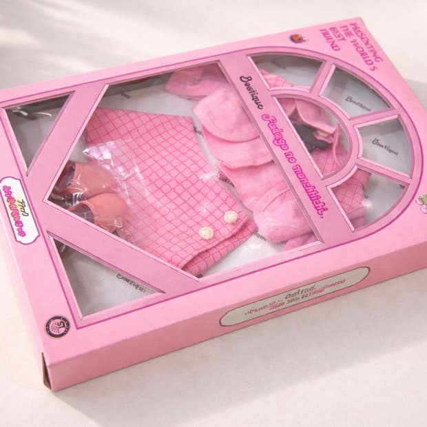 일본 희귀 고전 1974년 부티크 3072 복고풍 레이디 슈트 체크 핑크