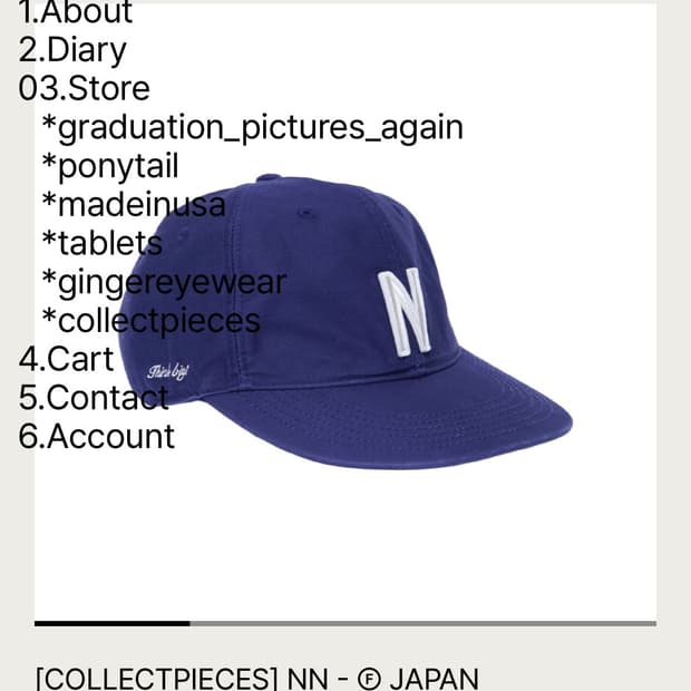 M) 컬렉트피시스 테프스토어즈 볼캡