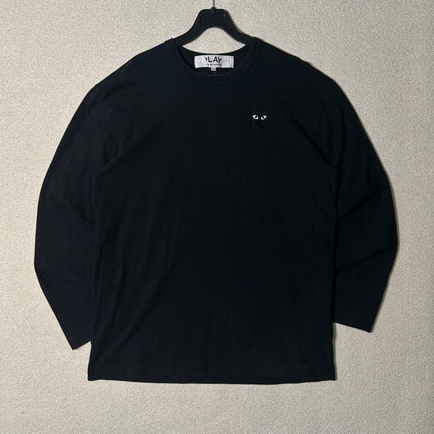 (XL~XXL) 꼼데가르송 플레이라인 롱슬리브