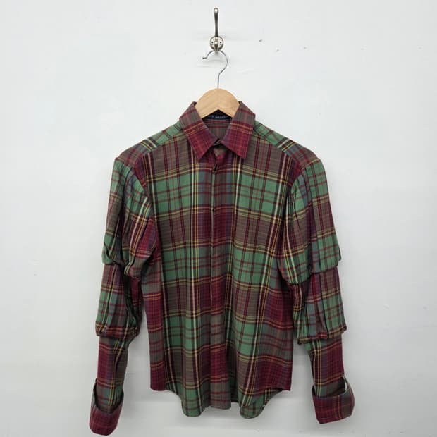 폴로 랄프로렌 디테일 체크 셔츠 여성 M