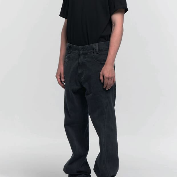 플라스틱 프로덕트 드리프트 데님 팬츠 l 새상품급