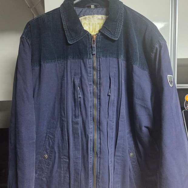 CULT 남성 코듀로이 블루종 워크자켓