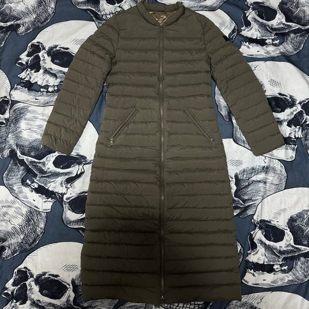 코오롱 여성 구스다운 경량 롱패딩 90 S사이즈 