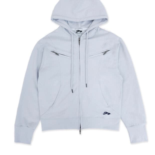 탄산마그네슘 바이커 후드집업 스카이블루(하늘)