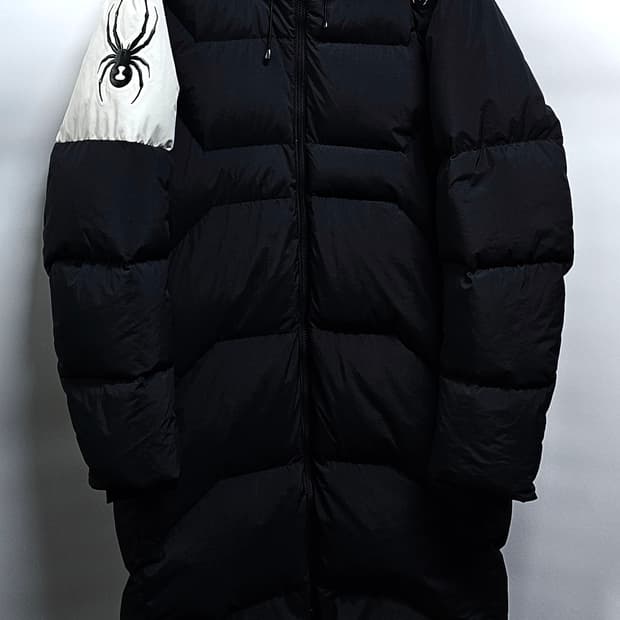 스파이더 덕다운롱패딩 L 100