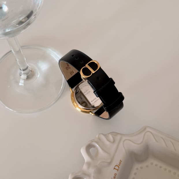 빈티지 디올 CD 버클 시계 [감정서 포함]