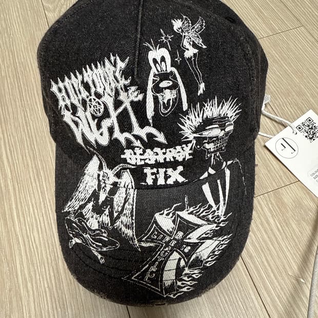 정글스  25ss 그래피티 프린트 워싱 볼캡