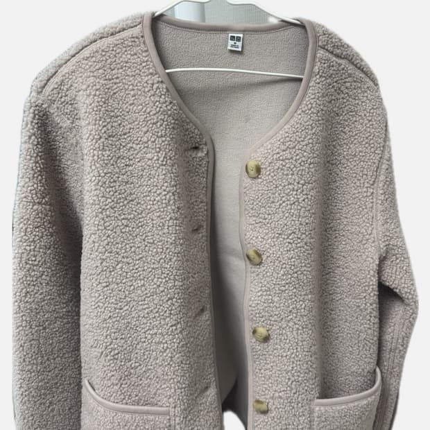 유니클로 보아 후리스 집업