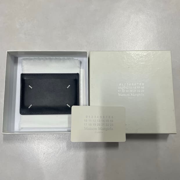 메종마르지엘라 블랙 카드지갑