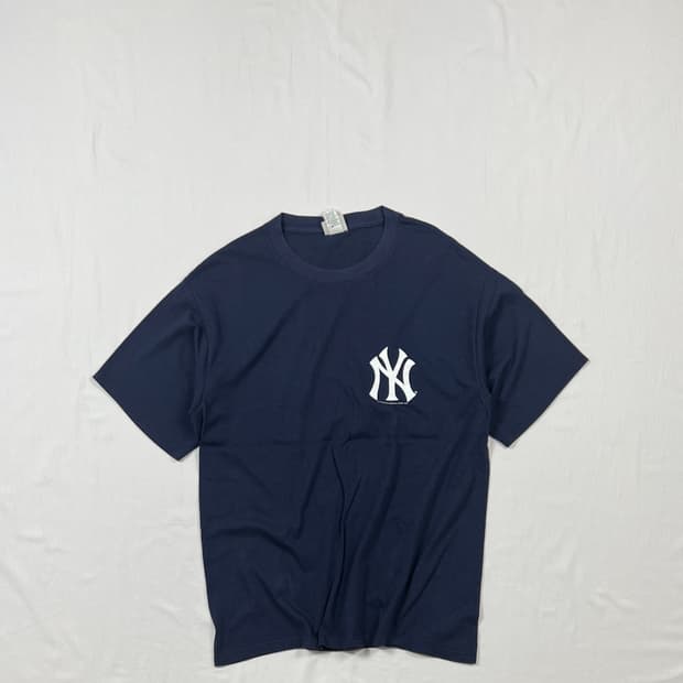 2002년도 mlb ny양키즈 로고 반팔티