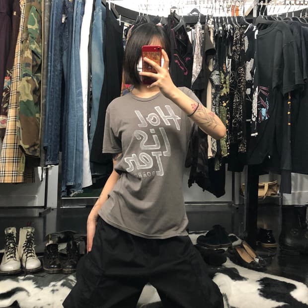 홀리스터 그레이 반팔